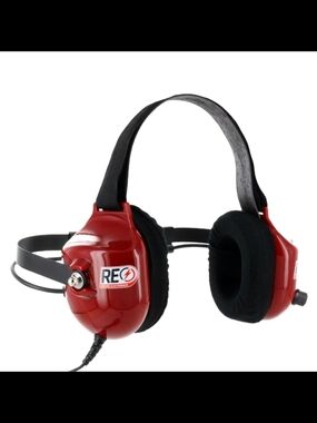 Racing Electronics R1ed Over-Ear Headphones with Padded Headband